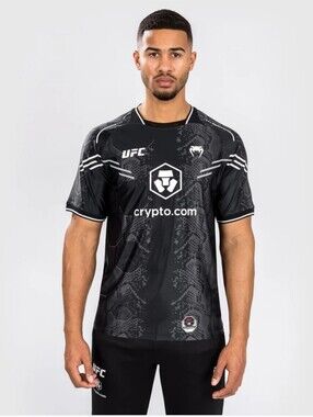 UFC Adrenaline by Venum Authentic Fight NightMenâ€™s Walkout Jersey - Black